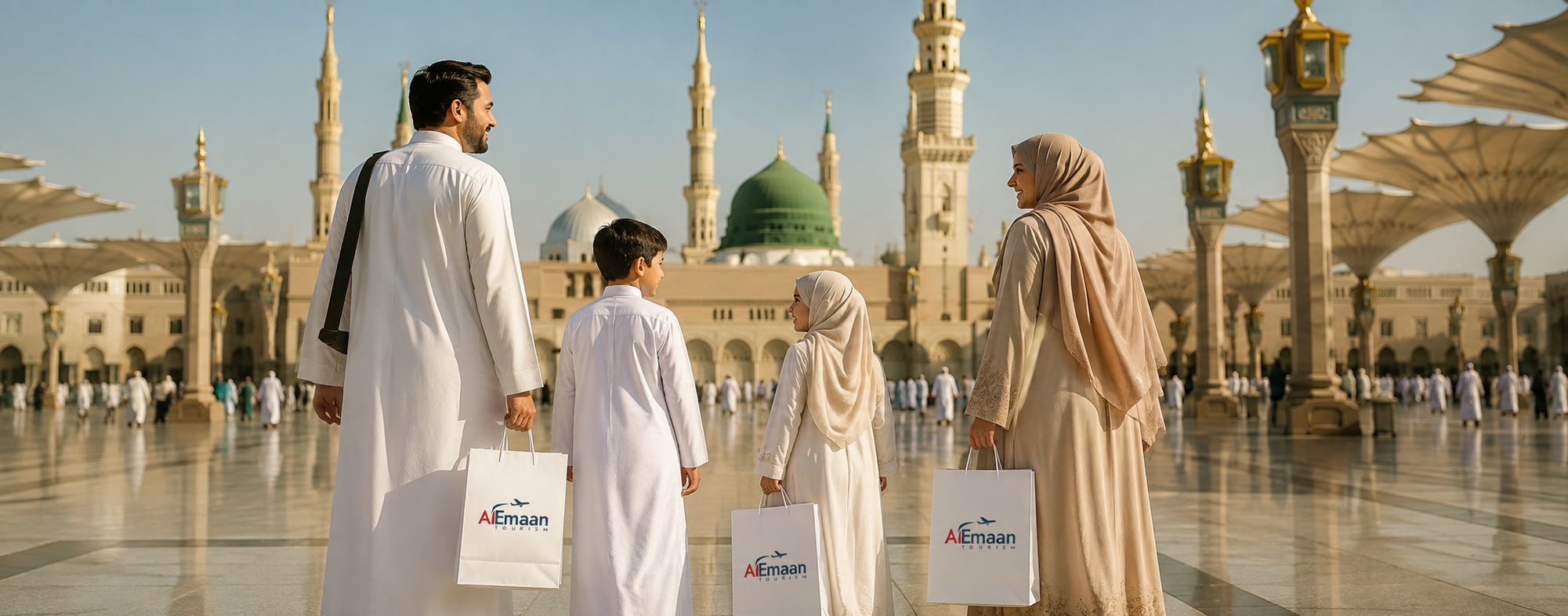 Umrah group and hotel
